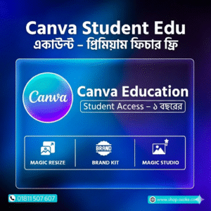 Canva Education Student Access – 1-Year Account – Premium Features Free