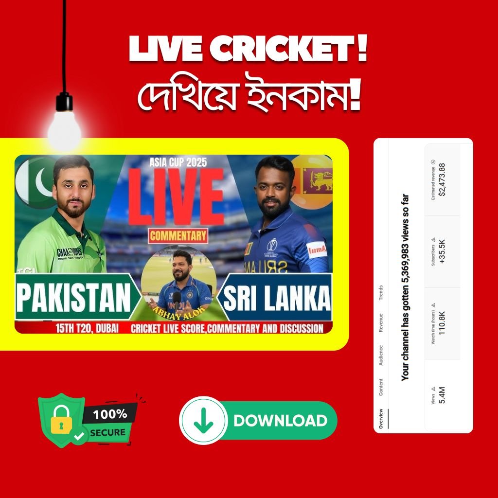 Cricket Live Score Card Template 2025